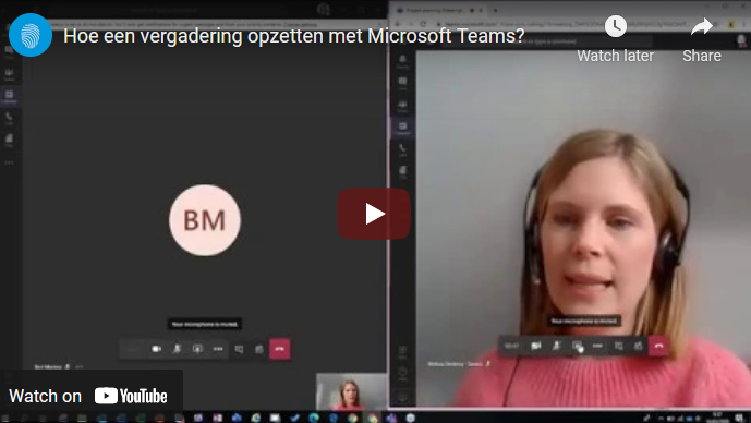 Vergaderen in Teams