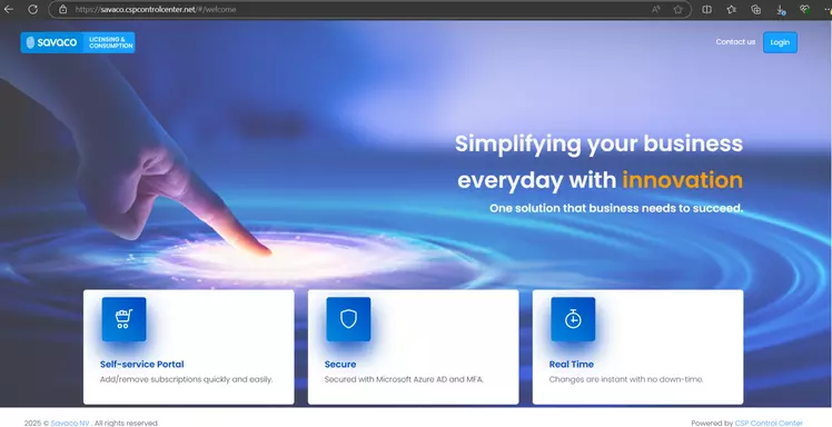 MySavaco omvat nu ook een vernieuwde tool voor licentiebeheer.
