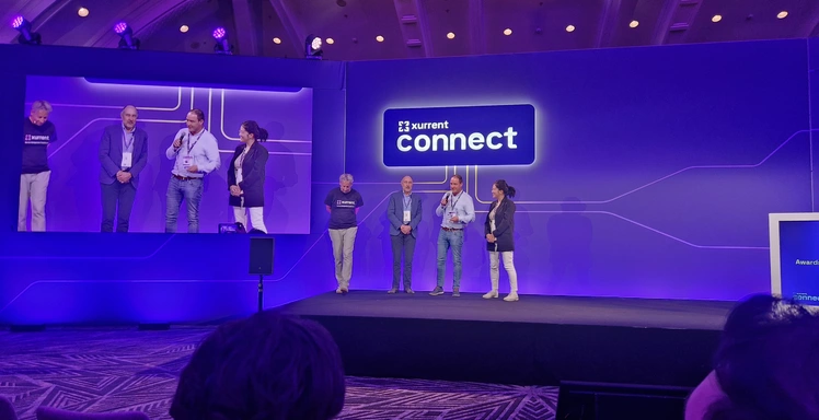 Tijdens Xurrent Connect mocht het Savaco-team de award MSP of the year in ontvangst nemen.