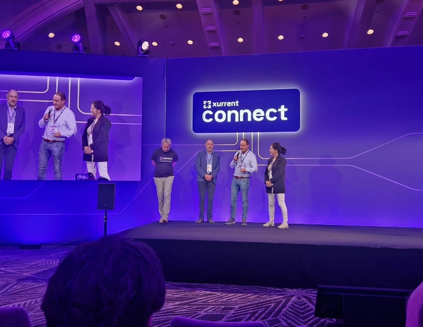 Tijdens Xurrent Connect mocht het Savaco-team de award MSP of the year in ontvangst nemen.